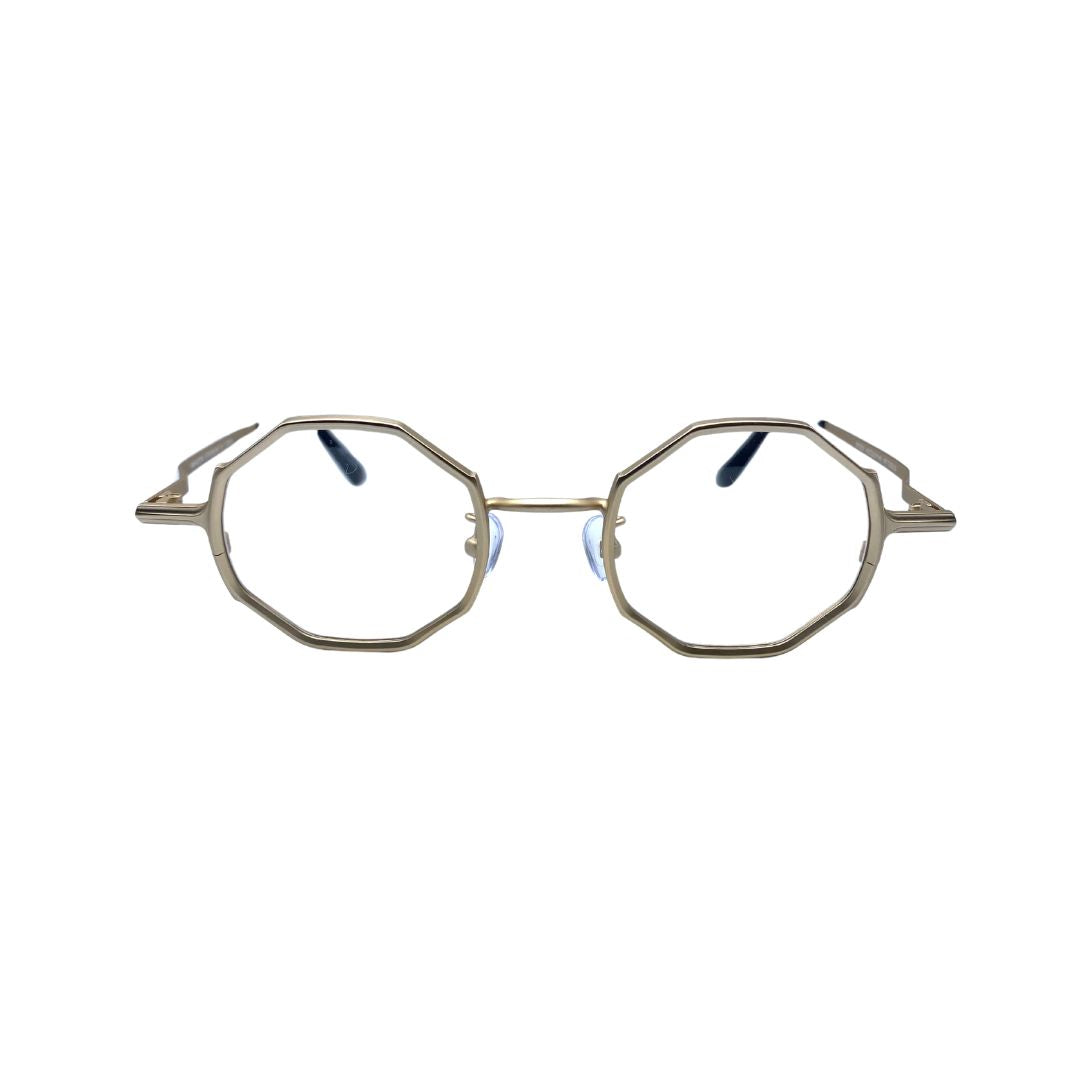 Geometric nose pieces glasses