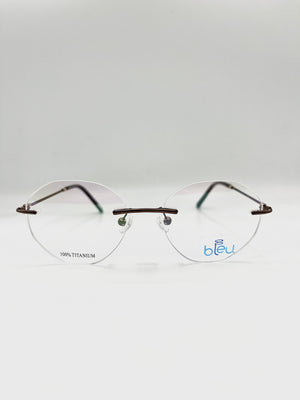 Rimless Glasses with spring hinge